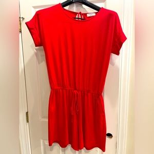 Zenana XL RED ROMPER SHORTS NWOT